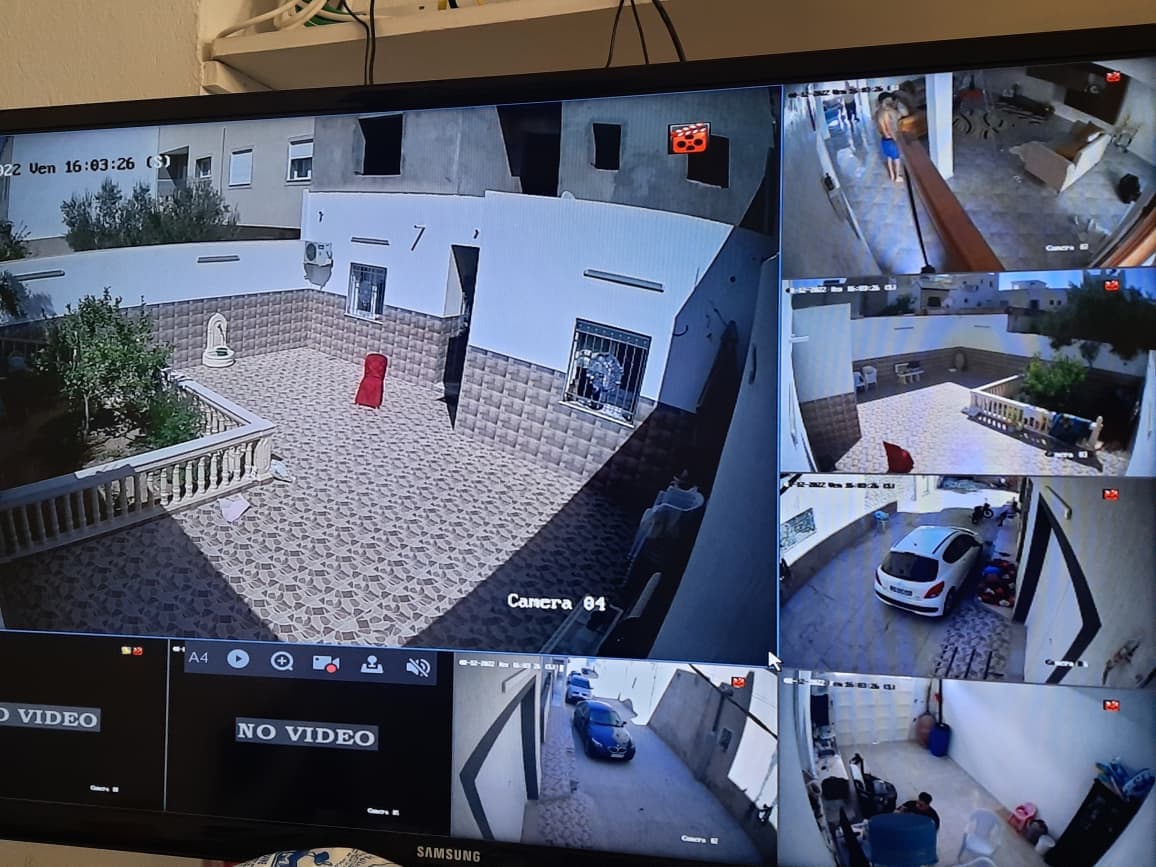 Installation caméras — Tunisie